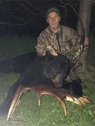 Goldrush 411 lb bear. North Shore Guide Services New Brunswick