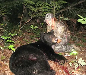 A bear taken with NBC Guide Services