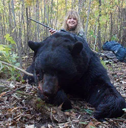Shot by Becky Fenske of Rice Lake, WI 604 Pounds Field Dressed